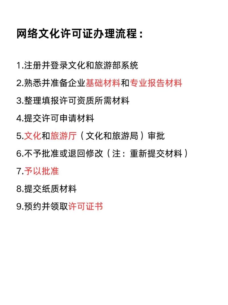 网络文化经营许可证办办理指南和申请流程